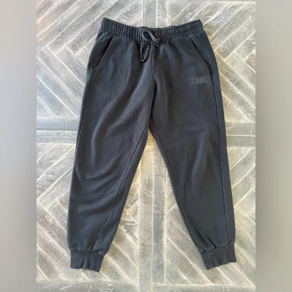 Puma Women’s Black Sweatpants Joggers | Size M (measurements)